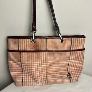 Ralph Lauren Pink Tote Bag with Elegant Design